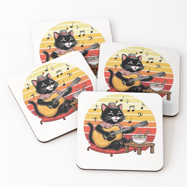 Item preview, Anime Ramen Cat Retro Japanese Noodles Kawaii Cat  designed and sold by cawtoon.