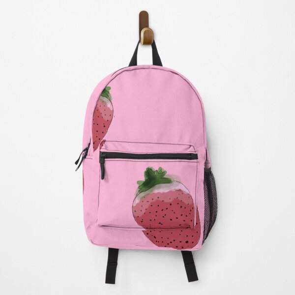 Item preview, Cute Pink Strawberry Art Kawaii Fruit Design designed and sold by Eleven11Studio.