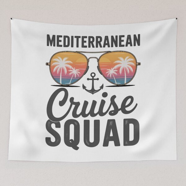 Item preview, Mediterranean Cruise Squad 2025 Europe Family Matching designed and sold by savrmiller.