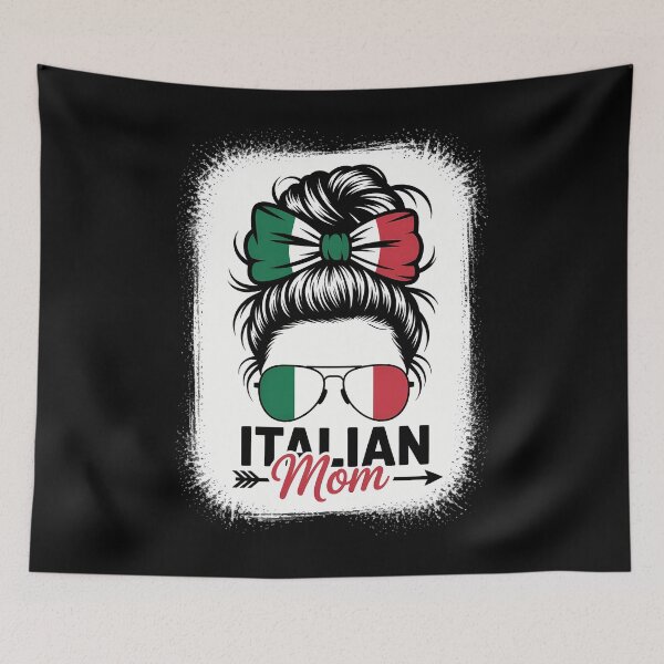 Item preview, My Mom is Italian Italia Pride Flag Heritage Roots designed and sold by savrmiller.