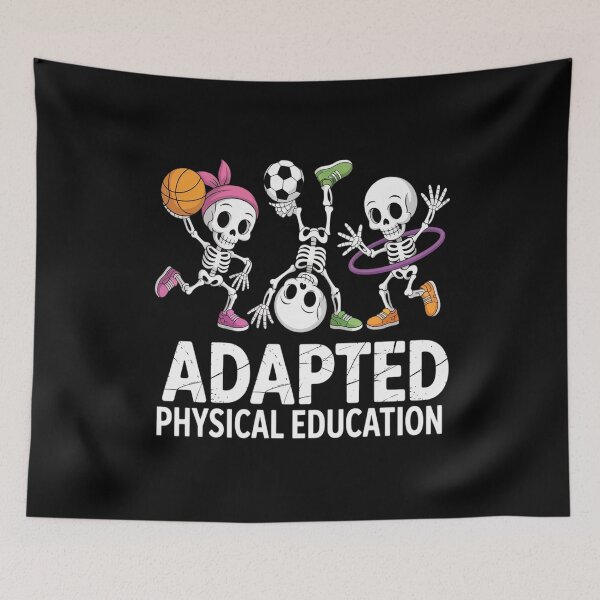 Item preview, Adapted Physical Education Teacher Skeleton Gifts PHYS Ed designed and sold by JonBarnes22.