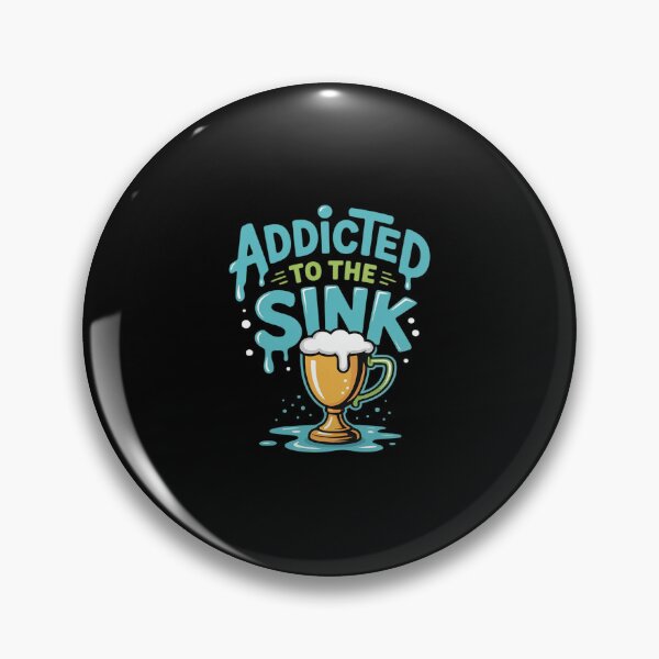 Item preview, Addicted to The Sink Golf Beer Pun Novelty designed and sold by JonBarnes22.