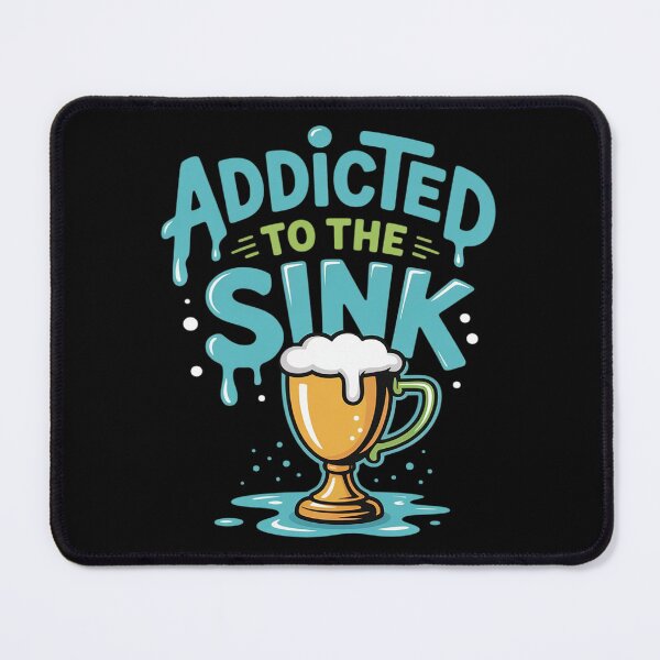 Item preview, Addicted to The Sink Golf Beer Pun Novelty designed and sold by JonBarnes22.