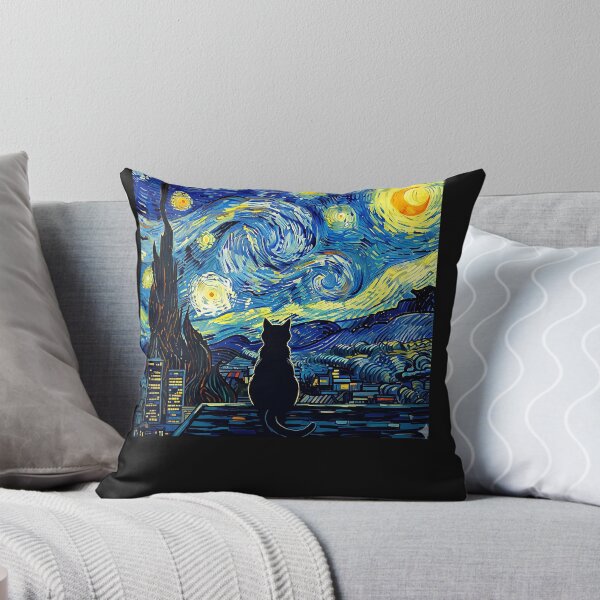 Item preview, Cat Starry Night Van Gogh Cat For Cat Lover Cat Mom Cat Dad  designed and sold by cawtoon.