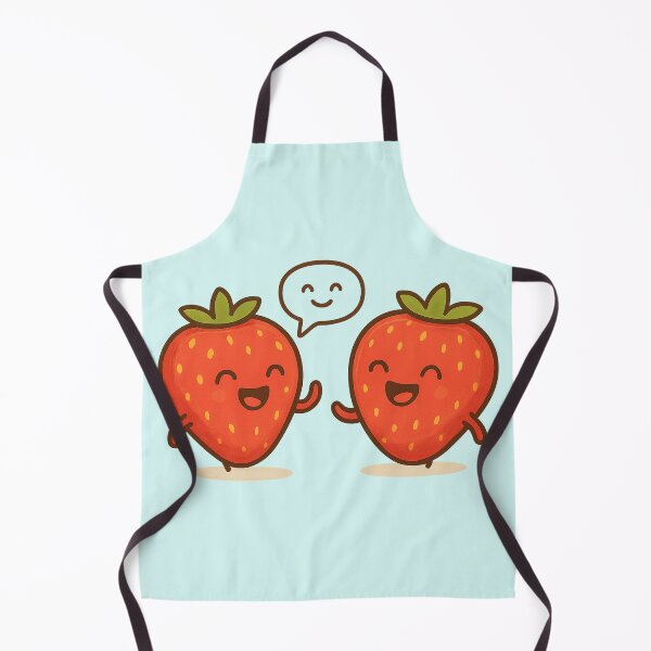 Item preview, Kawaii Strawberries – A pair of cheerful and fun fruits designed and sold by urudesign.