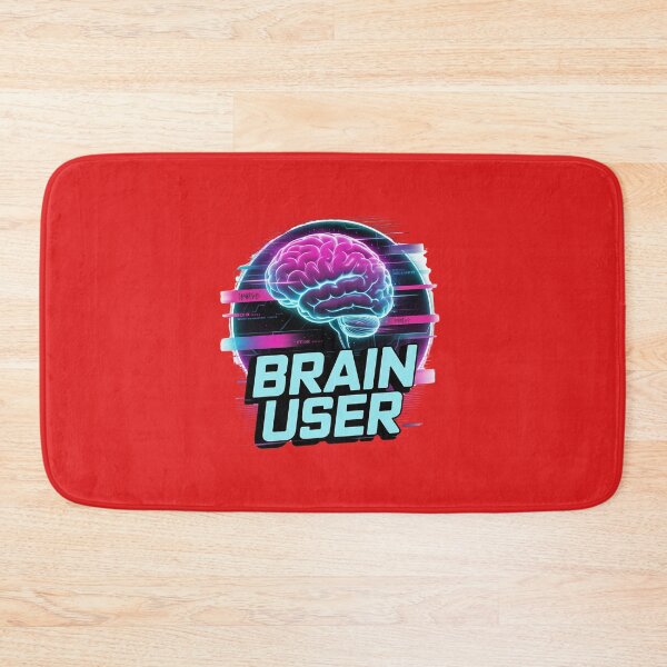 Item preview, "Brain User – Cyberpunk Neon Glitch Design" designed and sold by HolisticFurArt.