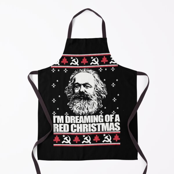 Item preview, I'M Dreaming Of A Red Christmas Ugly Xmas Sweater Karl Marx Funny Marxist Communist Meme designed and sold by bantonjolouc.