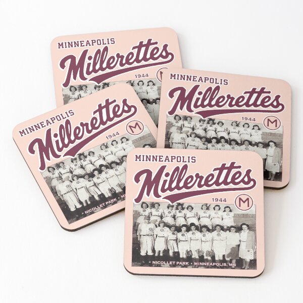 Item preview, Minneapolis Millerettes Women's Baseball Team designed and sold by 3 Funky Broads.