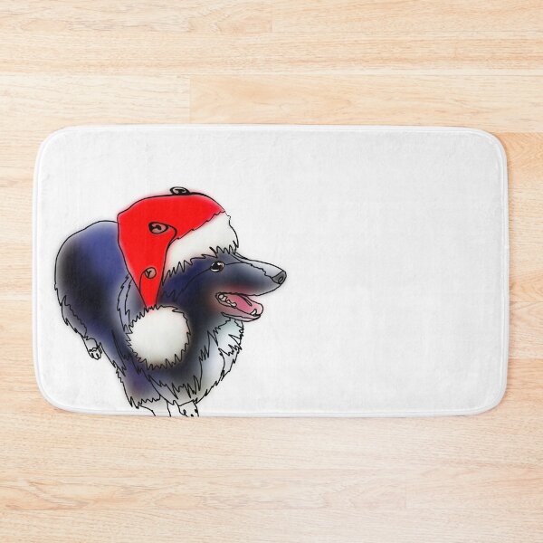 Item preview, Festive Smiling Sheltie Dog Wearing Santa Hat - animalzinhats designed and sold by Ashley’sAnimalz.