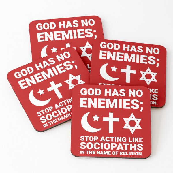 Item preview, God has no enemies  designed and sold by Rachel the Artist .