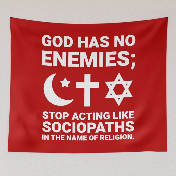 Item preview, God has no enemies  designed and sold by Rachel the Artist .