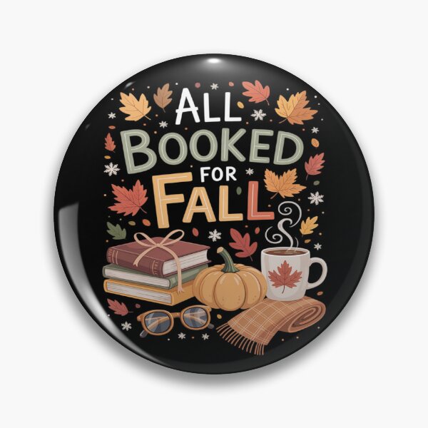 Item preview, All Booked for Fall Autumn Reading Cozy Bookish Fall Vibes designed and sold by tabdejinti.