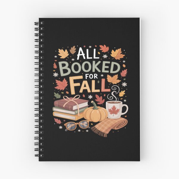 Item preview, All Booked for Fall Autumn Reading Cozy Bookish Fall Vibes designed and sold by tabdejinti.