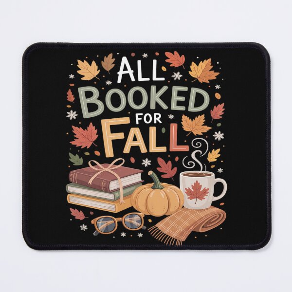 Item preview, All Booked for Fall Autumn Reading Cozy Bookish Fall Vibes designed and sold by tabdejinti.