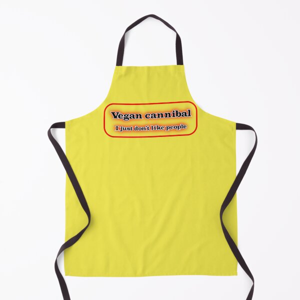Item preview, Vegan cannibal I just don’t like people, red on yellow designed and sold by mntimg.