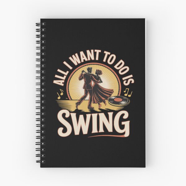 Item preview, All I Want to Do is Swing Dance Couple Retro Jazz Dancing designed and sold by tabdejinti.