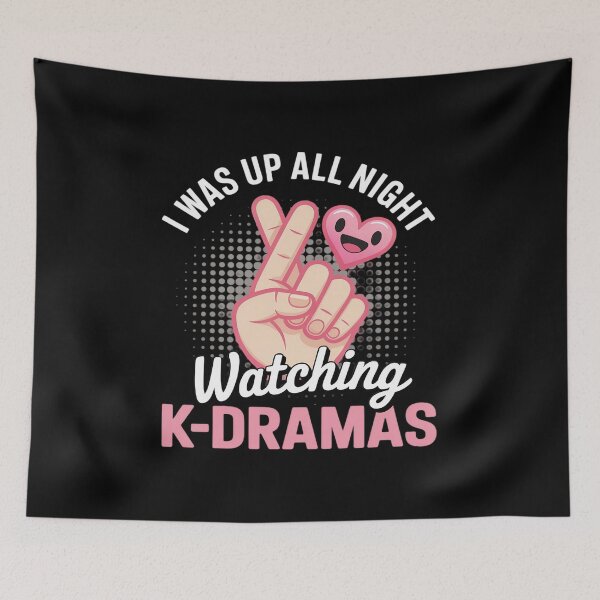 Item preview, All Night Watching KDramas Funny Korean Drama Lovers designed and sold by tabdejinti.