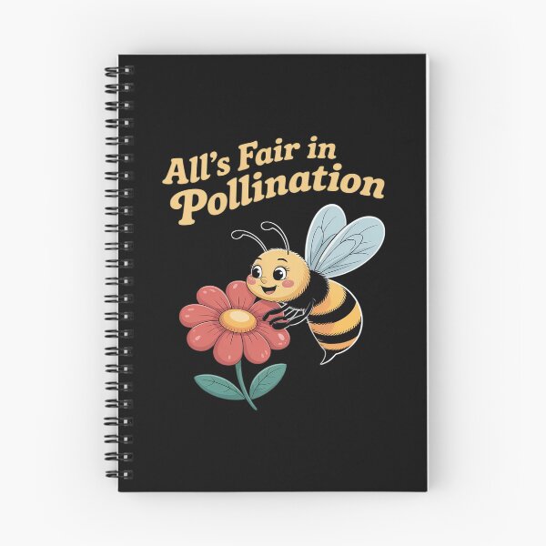Item preview, All's Fair in Pollination Eco Bee Floral Graphic designed and sold by ticlitule.