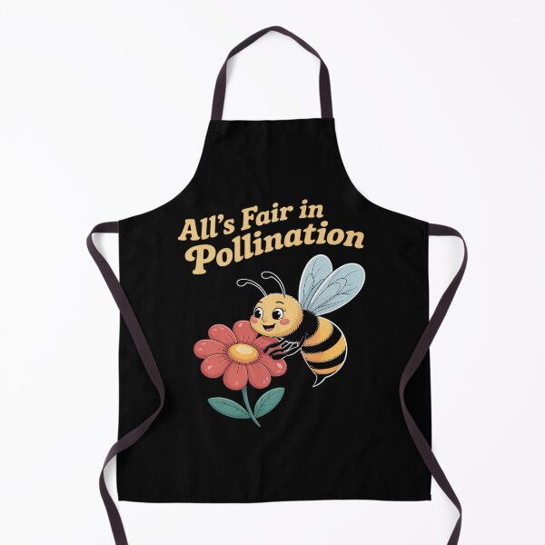 Item preview, All's Fair in Pollination Eco Bee Floral Graphic designed and sold by ticlitule.