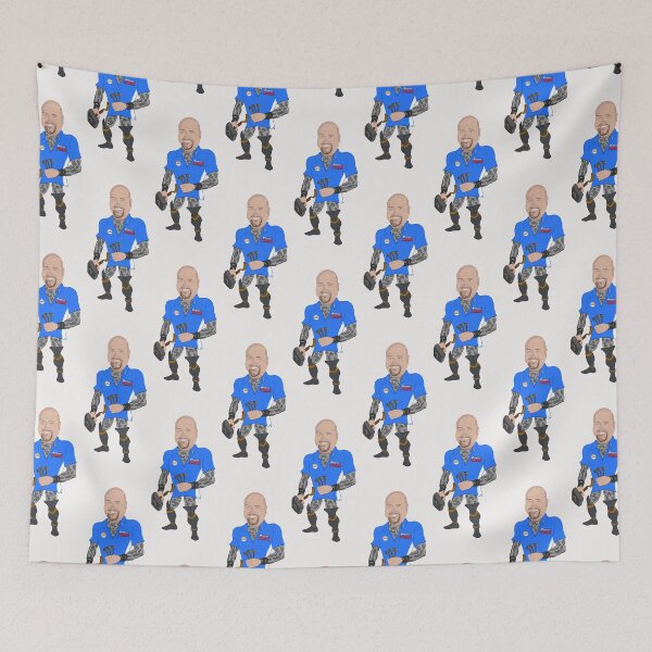 Item preview, Andy 'The Hammer' Hamilton designed and sold by Spacemonkey Prints.