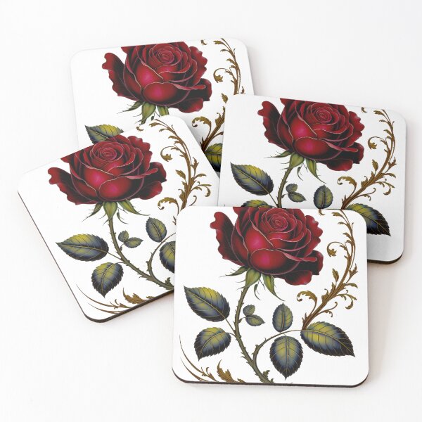Item preview, Deep Red Rose Black designed and sold by lornavp2463.