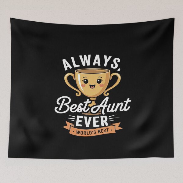 Item preview, Always Best Aunt Ever Silver Trophy Graphic Novelty designed and sold by ticlitule.