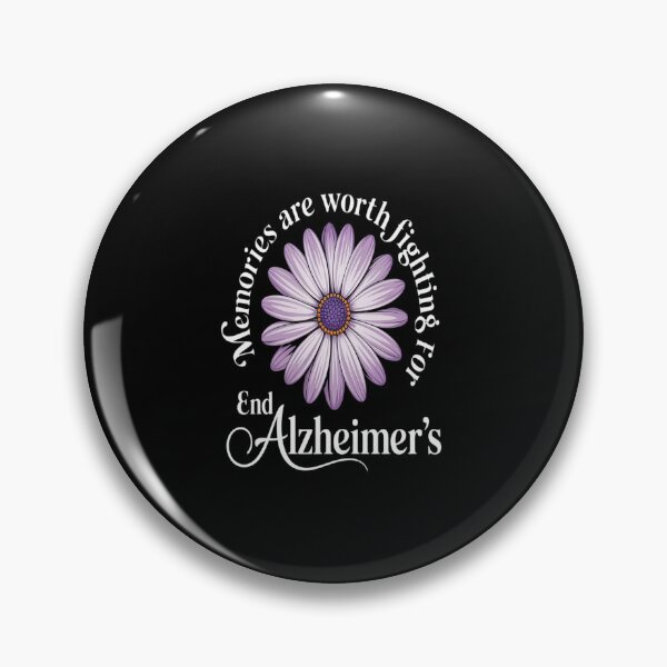 Item preview, Alzheimers Awareness Memories are Worth Fighting For Flower designed and sold by BiellaSar.