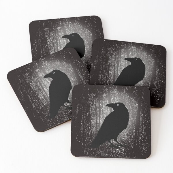Item preview, Gothic Raven In Moonlight Forest designed and sold by Modeedwards.