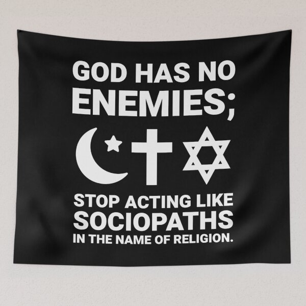 Item preview, God has no enemies  designed and sold by Rachel the Artist .