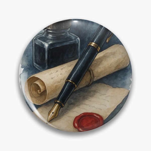 Item preview, Ancient writing – Wax seal art design designed and sold by Trait de Lune.