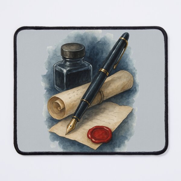 Item preview, Ancient writing – Wax seal art design designed and sold by Trait de Lune.
