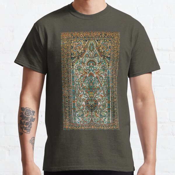 Sarouk Persian Rug Print Classic T-Shirt