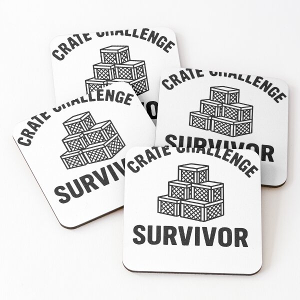 Item preview, Crate Challenge Survivor designed and sold by QSoShop.