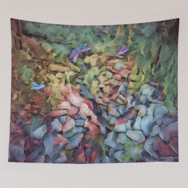 Item preview, Dragonflies Above The Crevice - 2 designed and sold by RiverDeeDesigns.