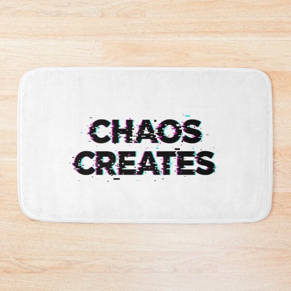 Item preview, Chaos Creates Glitch Effect Typography designed and sold by Happyfreedom.