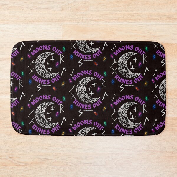 Item preview, Moons Out Runes Out – Rune and Crescent Moon Design T Shirt CarmaQuanTarot designed and sold by CarmaQuanTarot.