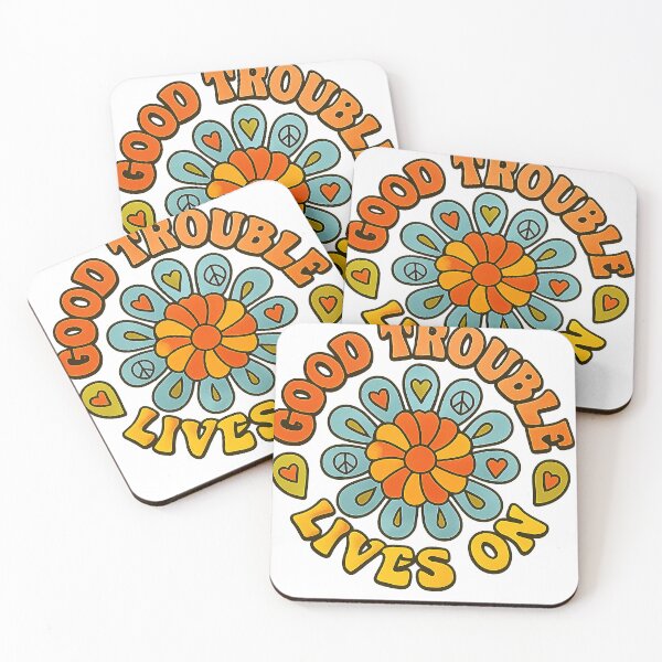 Item preview, Good Necessary Trouble Lives On Resistance Protests Resist designed and sold by QSoShop.