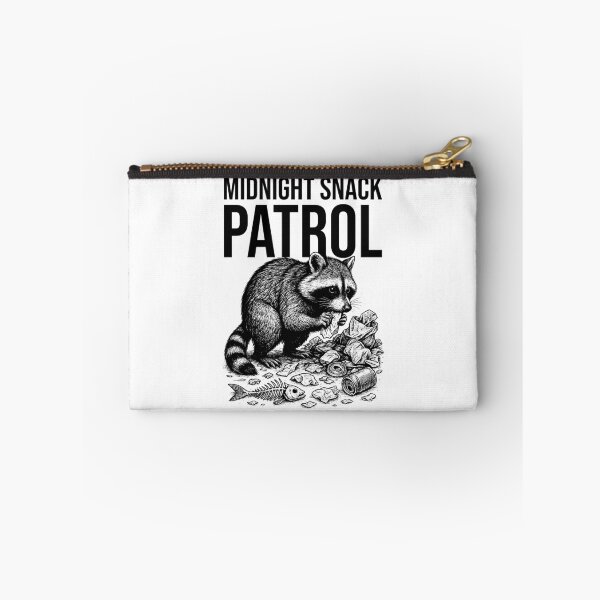 Item preview, Midnight Snack Patrol – Funny Raccoon Trash Panda Design designed and sold by xndrlab.