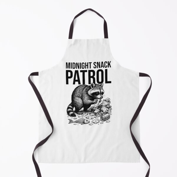 Item preview, Midnight Snack Patrol – Funny Raccoon Trash Panda Design designed and sold by xndrlab.