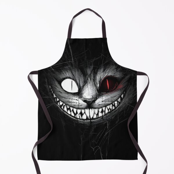 Item preview, Split-Eyed Horror Cheshire Cat – Twisted Grinning Feline Sketch Art designed and sold by Skolyak.