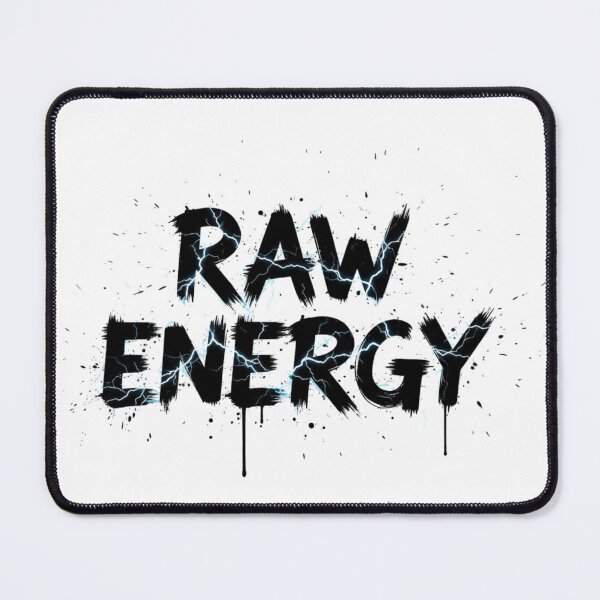 Item preview, Raw Energy Paint Splatter Lightning Typography Unleash Your Raw Energy: The Ultimate Raw Energy Design designed and sold by Happyfreedom.