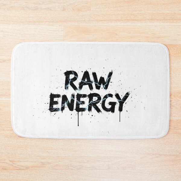 Item preview, Raw Energy Paint Splatter Lightning Typography Unleash Your Raw Energy: The Ultimate Raw Energy Design designed and sold by Happyfreedom.