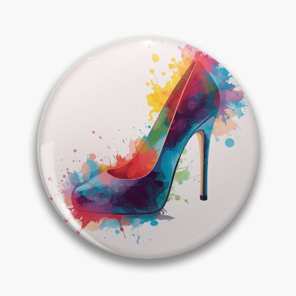 Item preview, Chic heel with a burst of color – Elegant and daring design designed and sold by Trait de Lune.