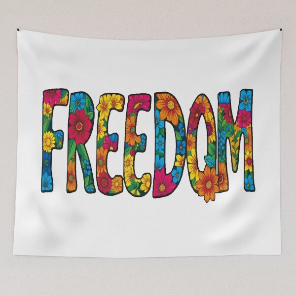 Item preview, Freedom. With flowers. #2 designed and sold by EunsooLee.