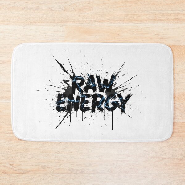 Item preview, Raw Energy Paint Splatter Lightning Typography Unleash Your Raw Energy: The Ultimate Raw Energy Design designed and sold by Happyfreedom.