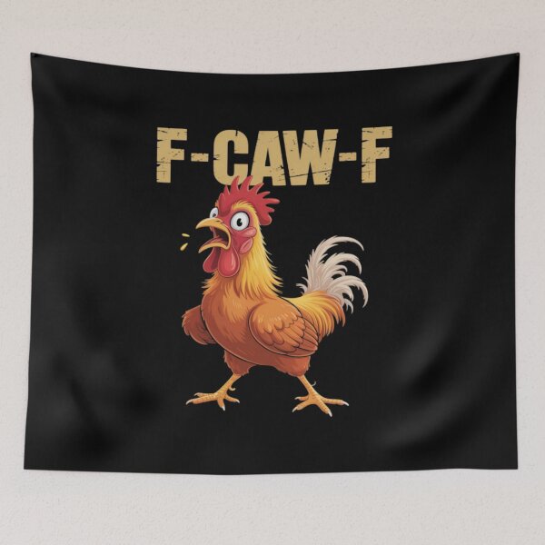 Item preview, Funny F-Caw-F Chicken  designed and sold by ruddmaria.