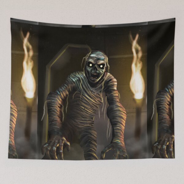Item preview, Creepy Mummy | Undead Tomb Horror Digital Art designed and sold by springtempest.