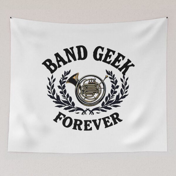 Item preview,  Band Geek Forever French Horn Crest designed and sold by Jermainchneider.