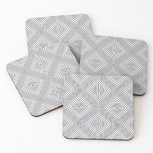 Item preview, Squares and Crosses - another optical illusion designed and sold by bunbun369.