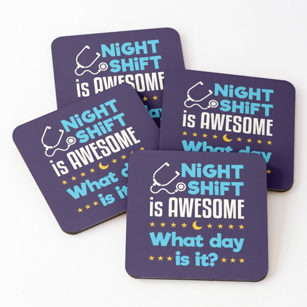 Item preview, Night Shift is Awesome What Day Is It designed and sold by jaygo.